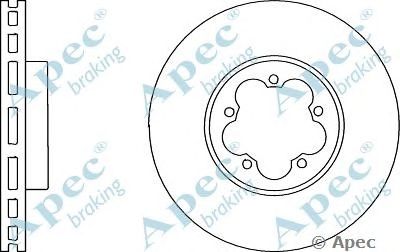 APEC BRAKING dsk2928 -  Тормозной диск